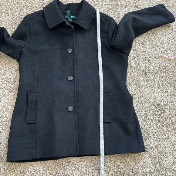 Lauren Ralph Lauren Wool Boxy Button Coat - Picture 10 of 12